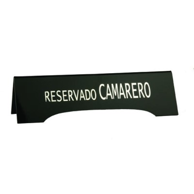 RESERVADO CAMARERO NEGRO