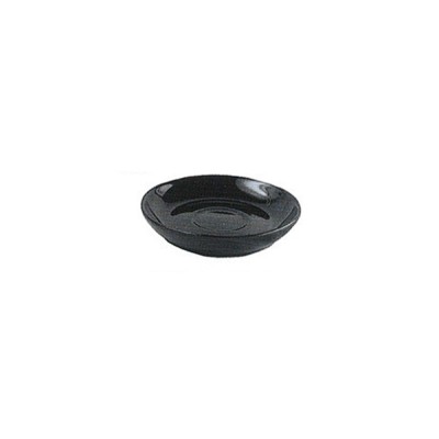 PLATO CAFE NEGRO 12 CM