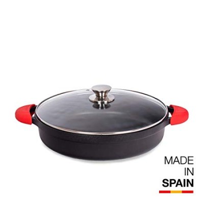 CAZUELA ALUMINIO FUNDIDO 36CM C/TAPA QD CAZUELA ALUMINIO FUNDIDO 36CM C/TAPA QD