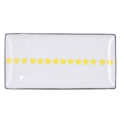 BANDEJA RECT 30,5x15x2cm ZIGZAG