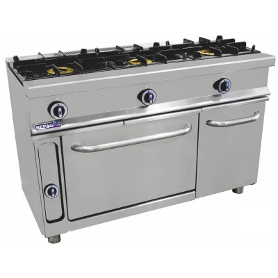 COCINA 2F + HORNO + GRATINADOR CG-521G COCINA 2F + HORNO + GRATINADOR CG-521G