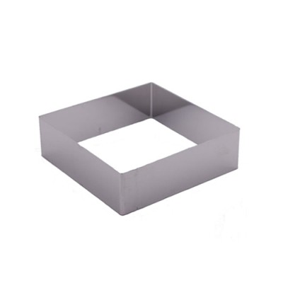 ARO CUADRADO INOX 12x12x4,50 CM ARO CUADRADO INOX 12x12x4,50 CM