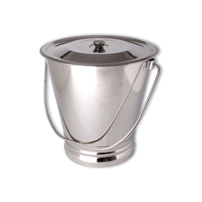 CUBO CON TAPA INOX 10 LITROS CUBO CON TAPA INOX 10 LITROS