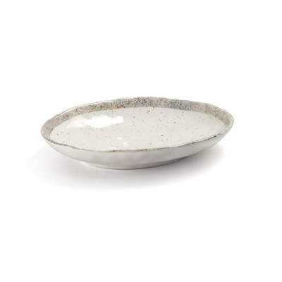 FUENTE OVAL MELANINA EARTH 25.4X13X2.9CM