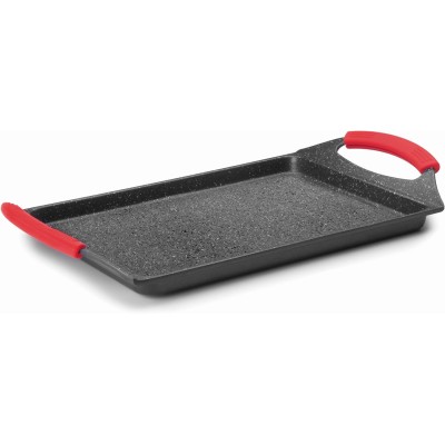 PLANCHA GRILL ALUM 34x26CM ECO PIEDRA PLANCHA GRILL ALUM 34x26CM ECO PIEDRA