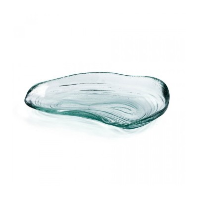 PLATO ONDAS 20CM VIDRIO IRREG. PLATO ONDAS 20CM VIDRIO IRREG.