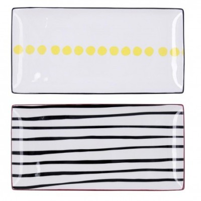 BANDEJA RECT 30,5x15x2cm ZIGZAG BANDEJA RECT 30,5x15x2cm ZIGZAG