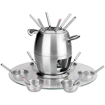 FONDUE C/BASE CRISTAL (6 PERSONAS)