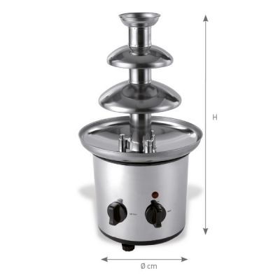 FUENTE FONDUE CHOCOLATE INOX 1200 ML FUENTE FONDUE CHOCOLATE INOX 1200 ML