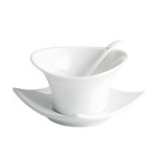 sauce boat with plate